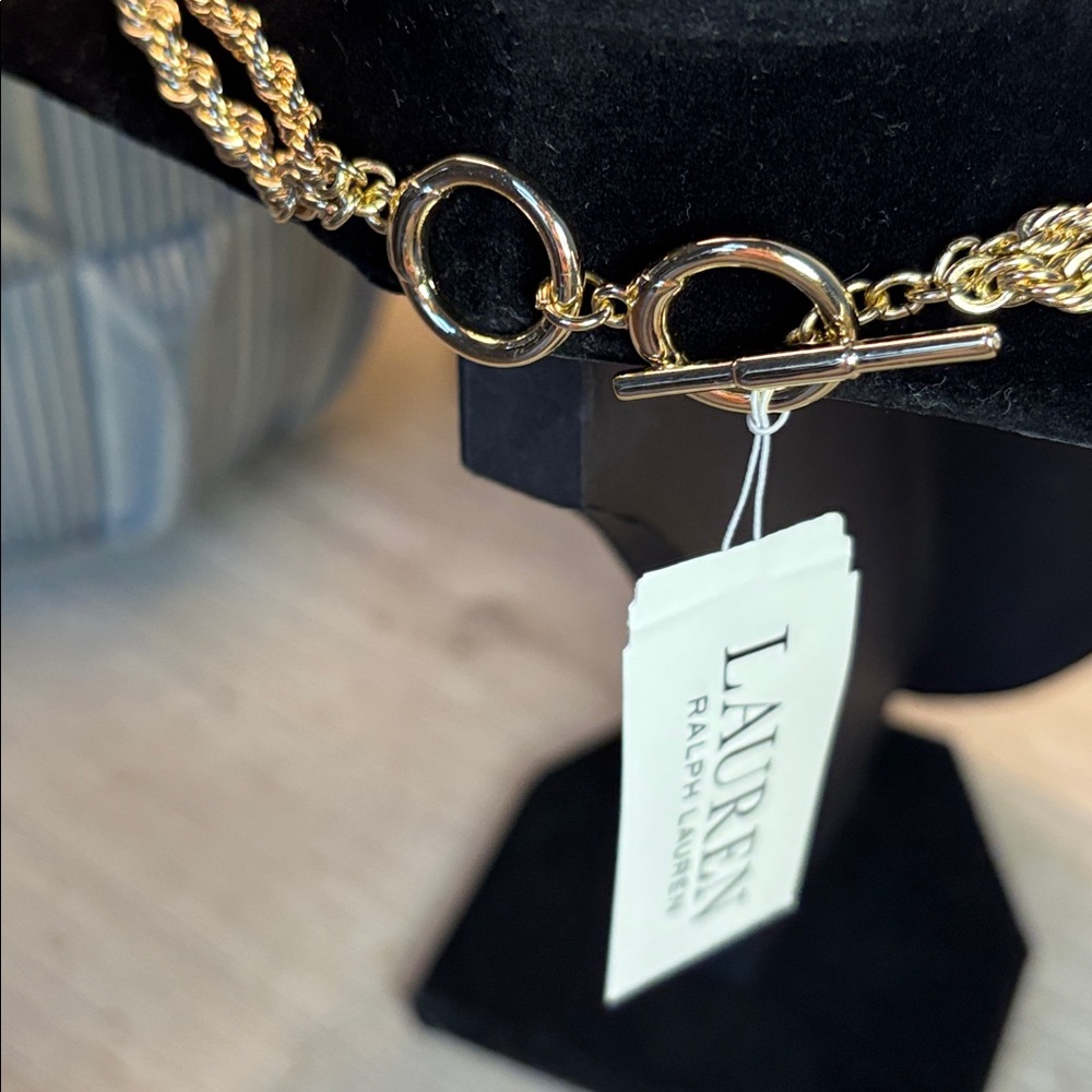 Ralph Lauren Double Row Rope Collar Necklace - Picture 6 of 8